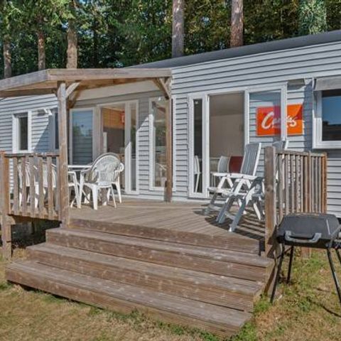 Stacaravan 8 personen - Stacaravan | Premium | 3 slaapkamers | 6/8 pers. | Verhoogd terras