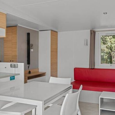Stacaravan 8 personen - Stacaravan | Premium | 3 slaapkamers | 6/8 pers. | Verhoogd terras