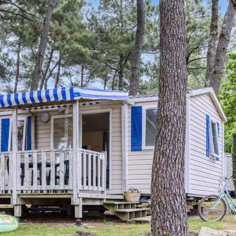 Stacaravan 6 personen - Comfort Stacaravan 4 Kamers 6 Personen + TV