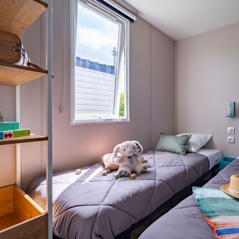 Stacaravan 4 personen - Cottage Privilège TV LV - 2 slaapkamers - 4 slaapplaatsen