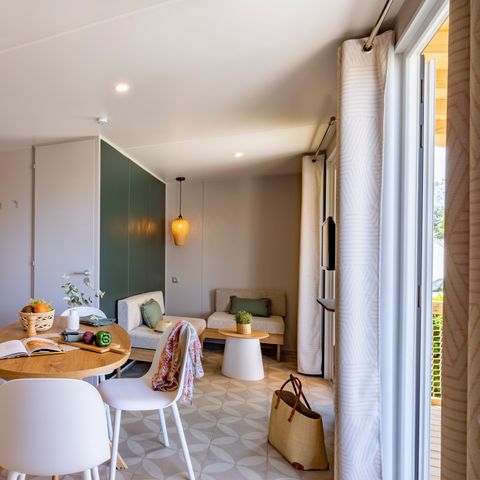 Stacaravan 4 personen - Cottage Privilège TV LV - 2 slaapkamers - 4 slaapplaatsen