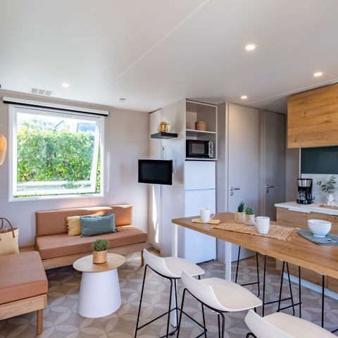 Stacaravan 6 personen - Cottage Privilège TV LV - 3 slaapkamers - 6 slaapplaatsen