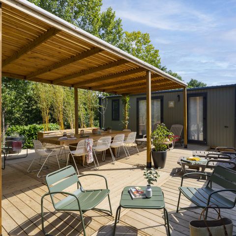 Stacaravan 10 personen - COTTAGE FRIENDS 10p 5ch ****<br/><br/>