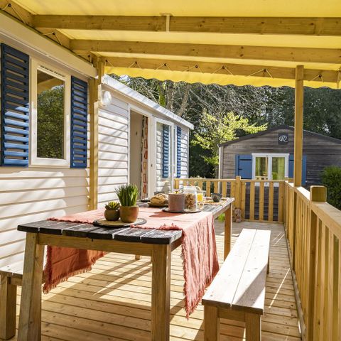 Stacaravan 6 personen - COTTAGE 6p 3ch ***<br/>