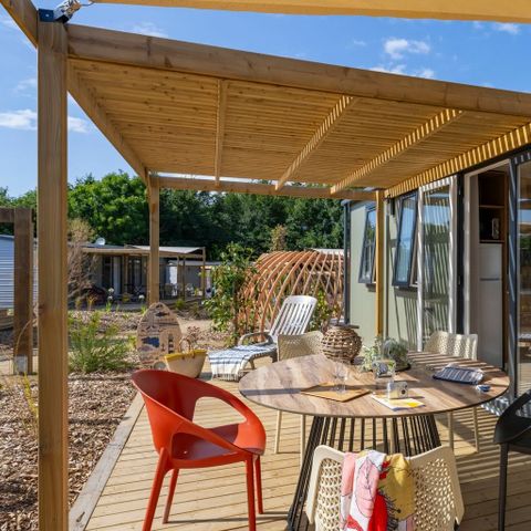 Stacaravan 6 personen - COTTAGE Korrigan 6p 3bed PREMIUM