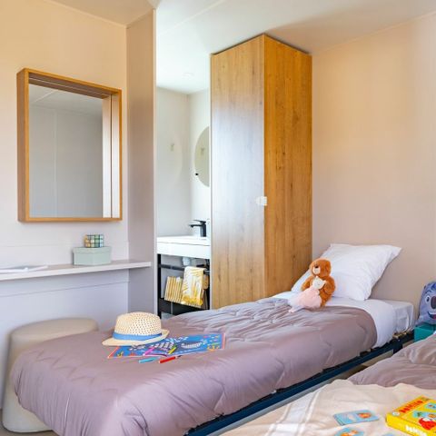 Stacaravan 4 personen - COTTAGE Korrigan 4p 2bed PREMIUM