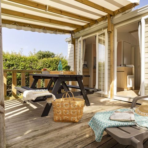 Stacaravan 4 personen - COTTAGE Doëlan 4p 2ch ***