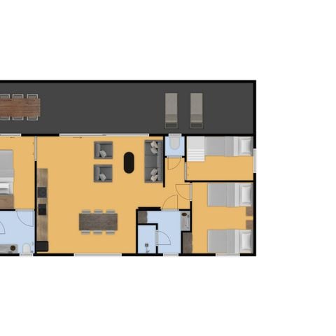 Stacaravan 6 personen - Cachalot