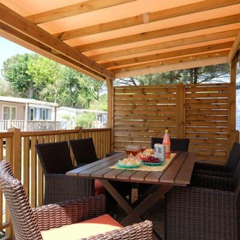Stacaravan 7 personen - Happy Premium Suite