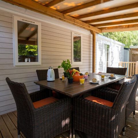 Stacaravan 7 personen - Happy Premium Suite