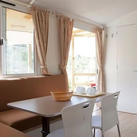 Stacaravan 6 personen - Stacaravan | Klassiek | 2 Slaapkamers | 4/6 Pers. | Verhoogd terras | Airconditioning.