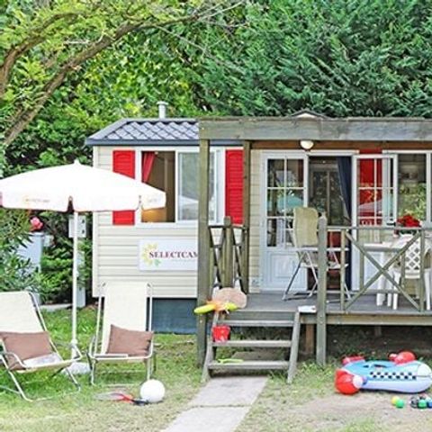 Stacaravan 6 personen - Stacaravan | Klassiek | 2 Slaapkamers | 4/6 Pers. | Verhoogd terras | Airconditioning.