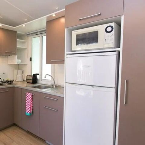 Stacaravan 6 personen - Stacaravan | Klassiek | 3 Slaapkamers | 4/6 Pers. | Verhoogd terras | Airconditioning.