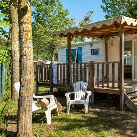 Stacaravan 6 personen - Stacaravan | Klassiek | 3 Slaapkamers | 4/6 Pers. | Verhoogd terras | Airconditioning.