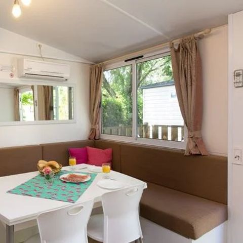 Stacaravan 6 personen - Stacaravan | Klassiek | 3 Slaapkamers | 4/6 Pers. | Verhoogd terras | Airconditioning.