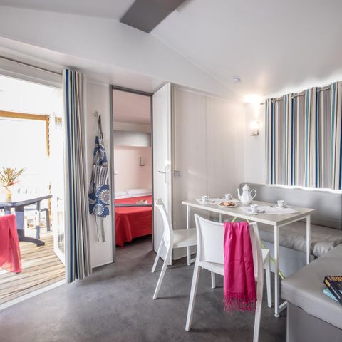 Stacaravan 4 personen - 2 slaapkamers