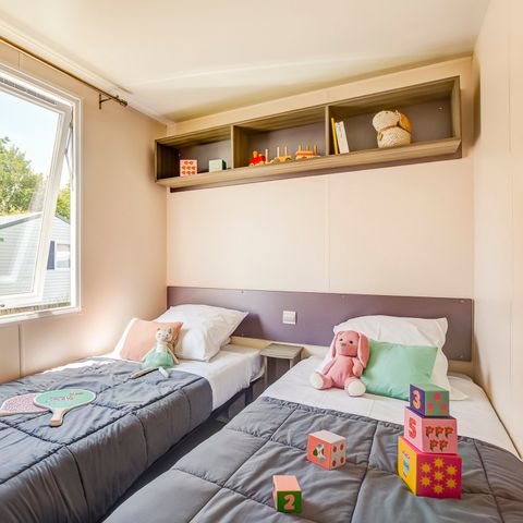 Stacaravan 4 personen - Comfort stacaravan - 2 slaapkamers - Airconditioning