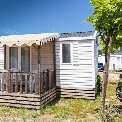 Stacaravan 6 personen - Mobile-home | Comfort | 2 Slaapkamers | 4/6 Pers. | Verhoogd terras | Airconditioning.
