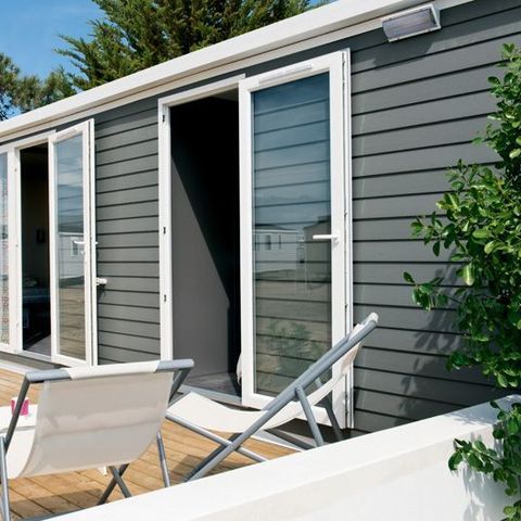Stacaravan 5 personen - 2 slaapkamers Premium Ophéa 865