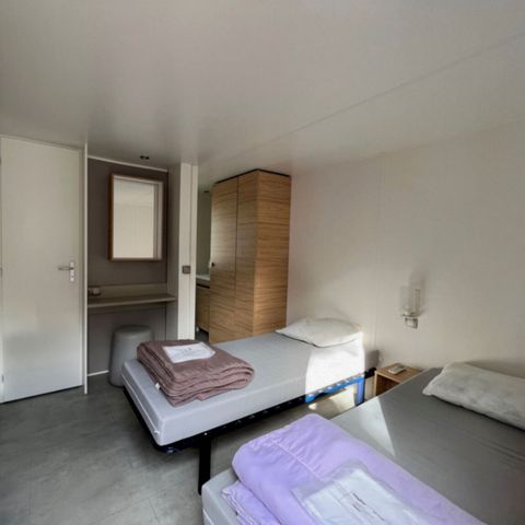 Stacaravan 5 personen - 2 slaapkamers Premium Ophéa 865
