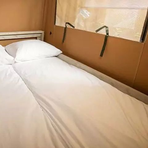 Safaritent 5 personen - Super Lodge | 2 Slaapkamers | 4/5 Pers. | Single terras