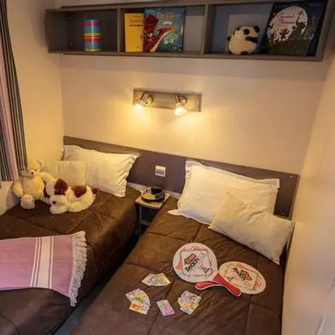 Stacaravan 6 personen - Comfort | 2 Slaapkamers | 4/6 Pers. | Terras Lounge | Airconditioning