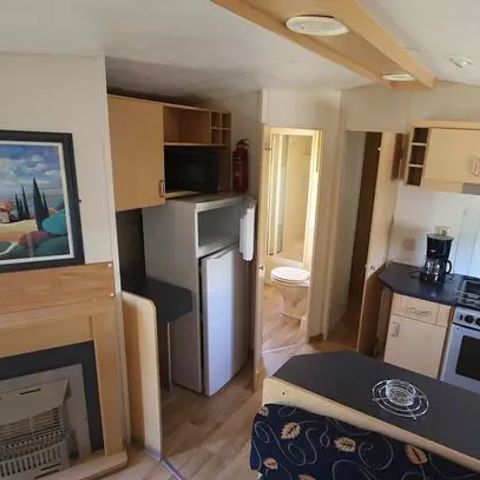 Stacaravan 6 personen - Comfort | 2 Slaapkamers | 4/6 Pers | Verhoogd terras | Airconditioning