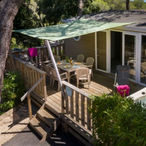 Stacaravan 6 personen - LUXE ZEN met eigen spa