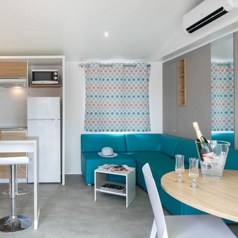 Stacaravan 6 personen - LUXE ZEN met eigen spa