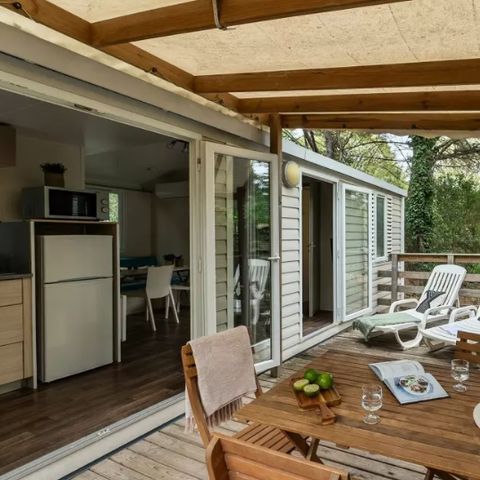 Stacaravan 4 personen - Cottage 3 Kamers 4 Personen Airconditioning + TV ** (in het Frans)