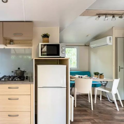 Stacaravan 4 personen - Cottage 3 Kamers 4 Personen Airconditioning + TV ** (in het Frans)
