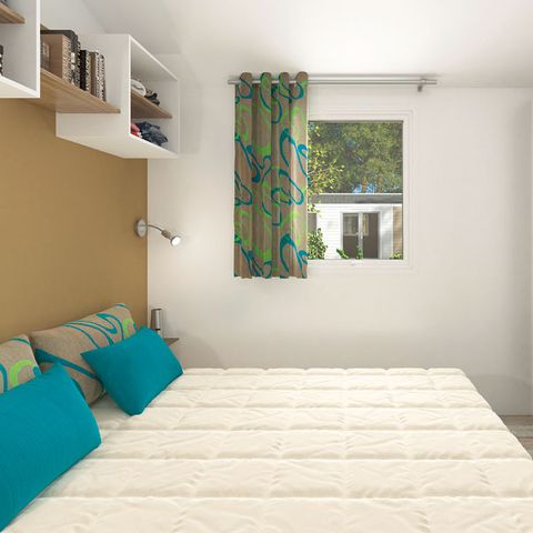 Stacaravan 6 personen - Cottage 6p 3ch ** (in het Frans)