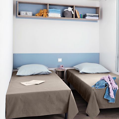 Stacaravan 6 personen - Cottage 6p 3ch ** (in het Frans)
