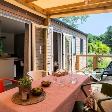 Stacaravan 6 personen - Cottage 4 kamers 6 personen Airconditioning + TV ****