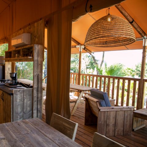 Safaritent 5 personen - VARADERO 2 slaapkamers - 50 m2
