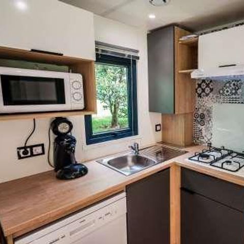 Stacaravan 6 personen - Lodge Premium 32 m²