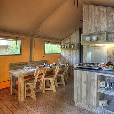 Safaritent 5 personen - Safaritent | 2 slaapkamers | 4/5 pers.
