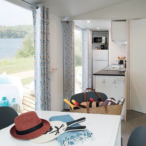Stacaravan 6 personen - Mobile-home | Comfort XL | 3 slaapkamers | 6 pers. | Verhoogd terras | Airconditioning