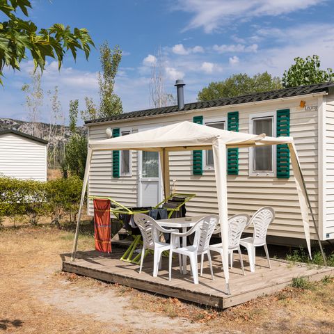Stacaravan 4 personen - Mobile-home | Comfort | 2 Slaapkamers | 4 Pers. | Single terras | Air-con.