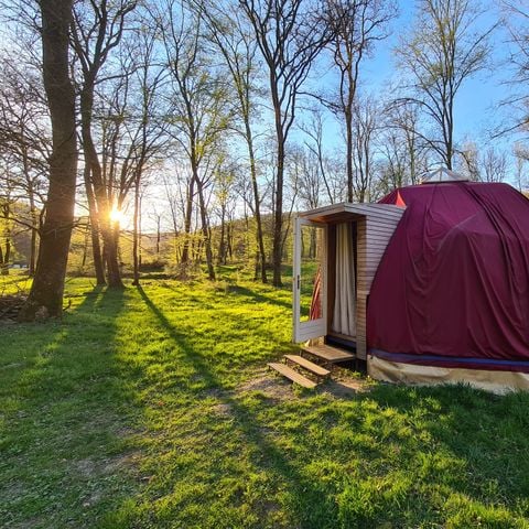 UNIEKE ACCOMMODATIE 2 personen - Geodetische koepel in Le Calme omgeven door bossen