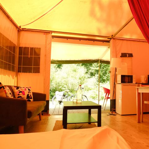 Glampingtent 4 personen - de bossen