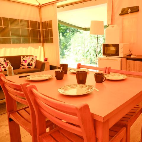 Glampingtent 4 personen - de bossen