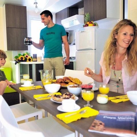 Stacaravan 6 personen - VILLA 3 Slaapkamers