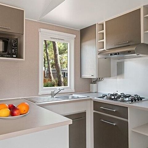 Stacaravan 4 personen - Mobile-home | Comfort Plus | 2 slaapkamers | 4 pers. | Overdekt terras | TV