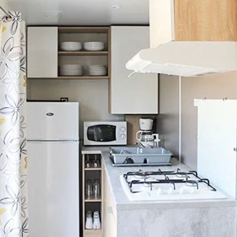 Stacaravan 4 personen - Mobile-home | Comfort XL | 2 slaapkamers | 4 pers. | Verhoogd terras niet overdekt | TV