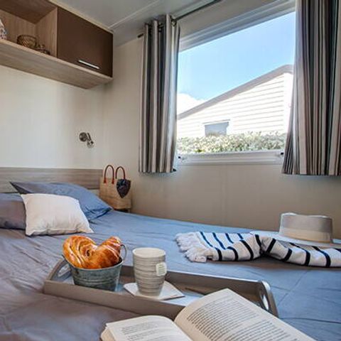 Stacaravan 4 personen - Comfort | 2 Slaapkamers | 4 Pers. | Overdekt verhoogd terras | TV