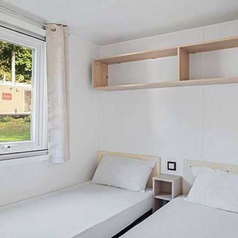 Stacaravan 4 personen - Stacaravan | Klassiek | 2 Slaapkamers | 4 Pers. | Terras met verhoging, niet overdekt