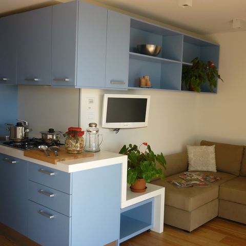 Stacaravan 6 personen - Lodge Deluxe