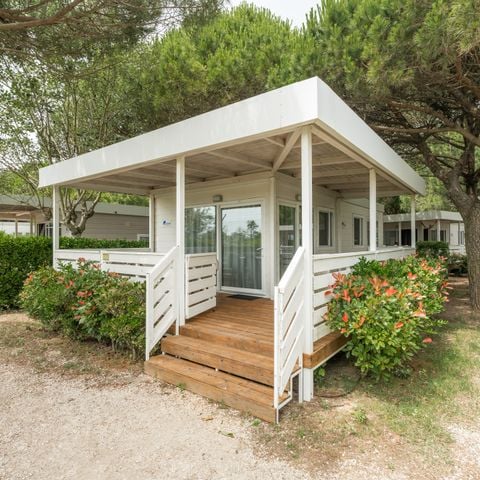 Stacaravan 4 personen - Lodge Deluxe Familie