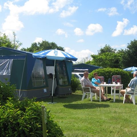 Bungalowtent 6 personen - BT luxe tent, 2 hutten zonder sanitair